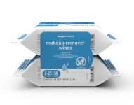Amazon Basics Makeup Remover Wipes, Formulated without