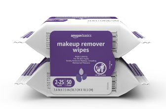 Amazon Basics Makeup Remover Wipes, Gentle Cleansing,
