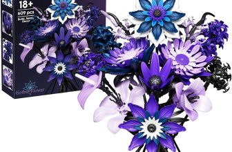 Mothers Day Dahlia Flower Bouquet Building Set for