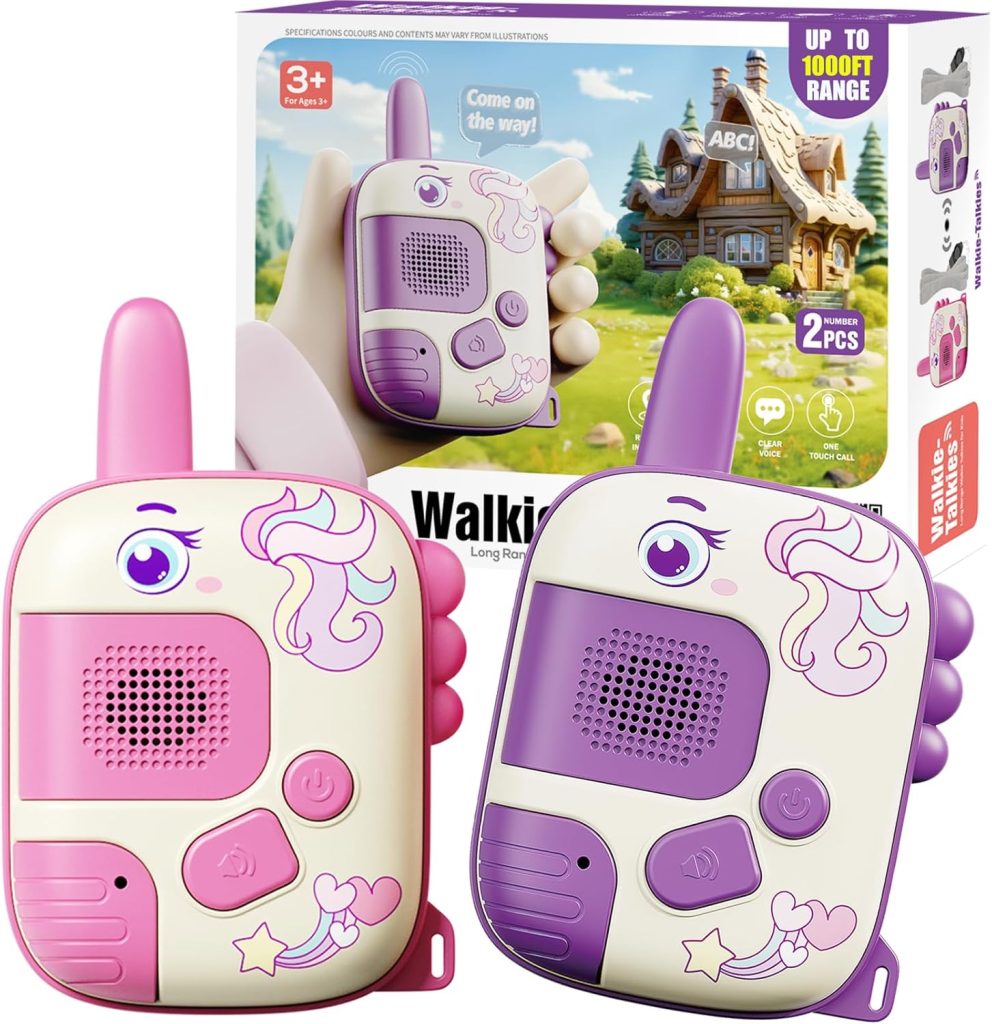 Walkie Talkies Toys for Girls:Unicorn Toys 2 Pack