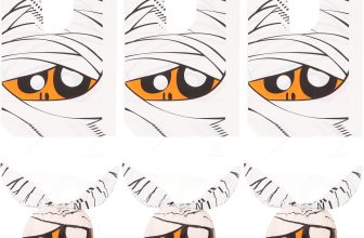 Semato 50 Pcs Halloween Treat Bags, Halloween Goodie