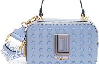 KARL LAGERFELD Women's Simone Studded Camera Crossbody