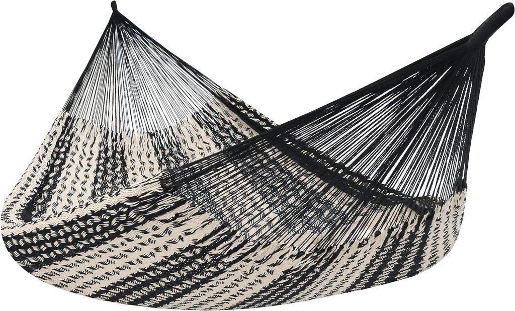 Sunnydaze Handwoven XXL Thick Cord Mayan Double Hammock