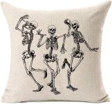 MFGNEH Halloween Decorations Skull Pillow Covers, Home