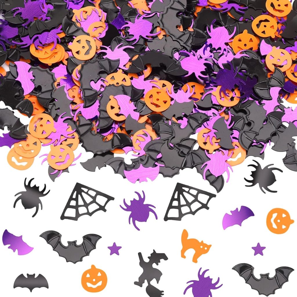 MARFOREVER Halloween Confetti Glitter Table Decorations