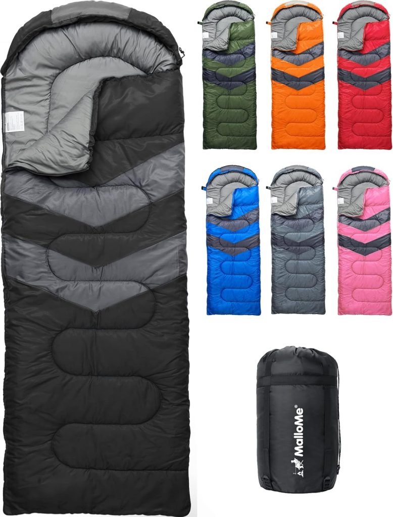 MalloMe Sleeping Bags for Adults Cold Weather & Warm -