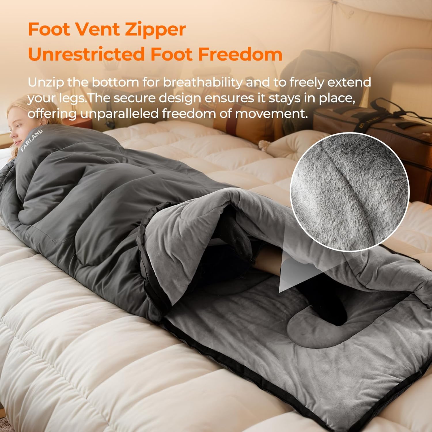 FARLAND Sleeping Bag for Adults, Cold Weather & Warm Review sleeping bag 1777932187 236 FARLAND Sleeping Bag For Adults Cold Weather Warm Review
