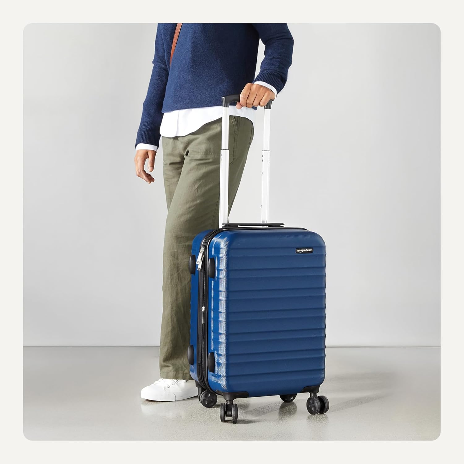 1777948132 115 Amazon Basics 21 Hardside Carry On Luggage With Review Carry On