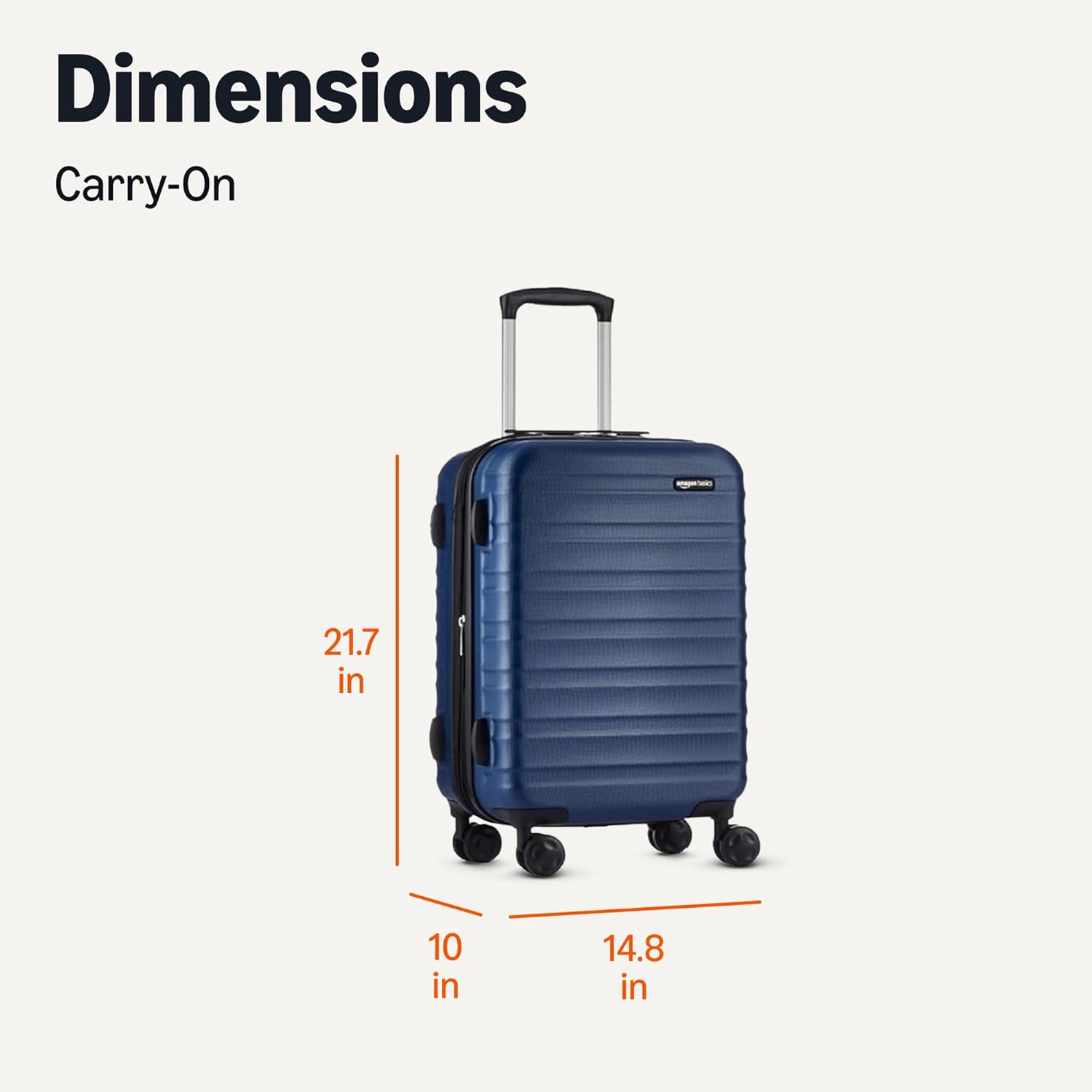 1777948132 638 Amazon Basics 21 Hardside Carry On Luggage With Review Carry On