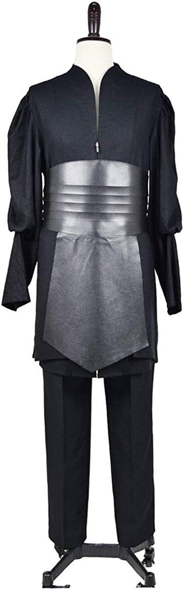 1777995884 288 Rongxu Mens Black Tunic Hooded Robe Pants With Belt Review