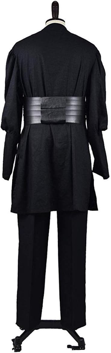 1777995884 297 Rongxu Mens Black Tunic Hooded Robe Pants With Belt Review