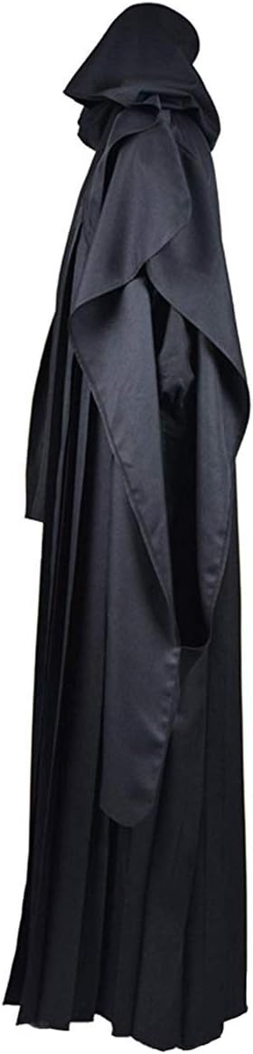 1777995885 461 Rongxu Mens Black Tunic Hooded Robe Pants With Belt Review
