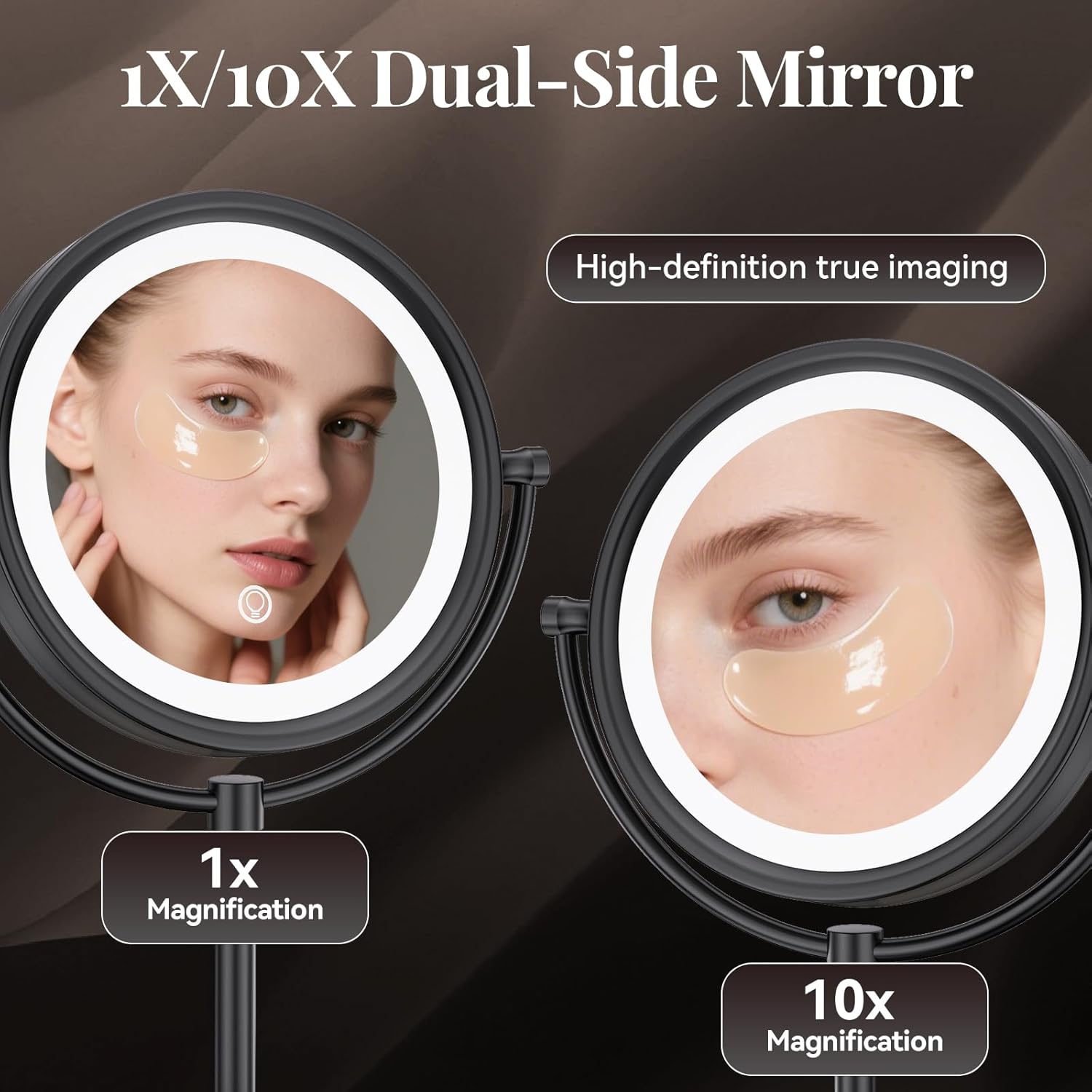GURUN 8.5 Inch Rechargeable Tabletop LED Lighted Makeup Review makeup mirror 1778020880 318 GURUN 85 Inch Rechargeable Tabletop LED Lighted Makeup Review Makeup