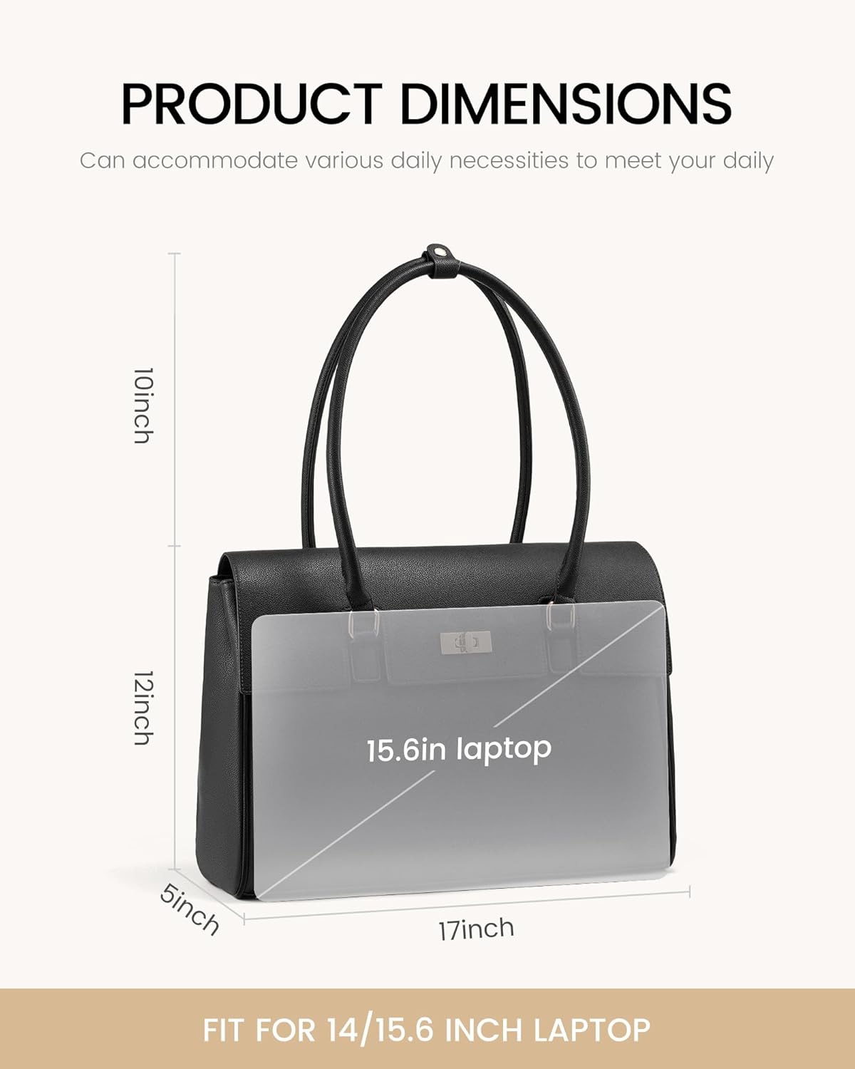 1778077782 430 LOVEVOOK Laptop Bag For Women Work Tote Messenger Bag Review