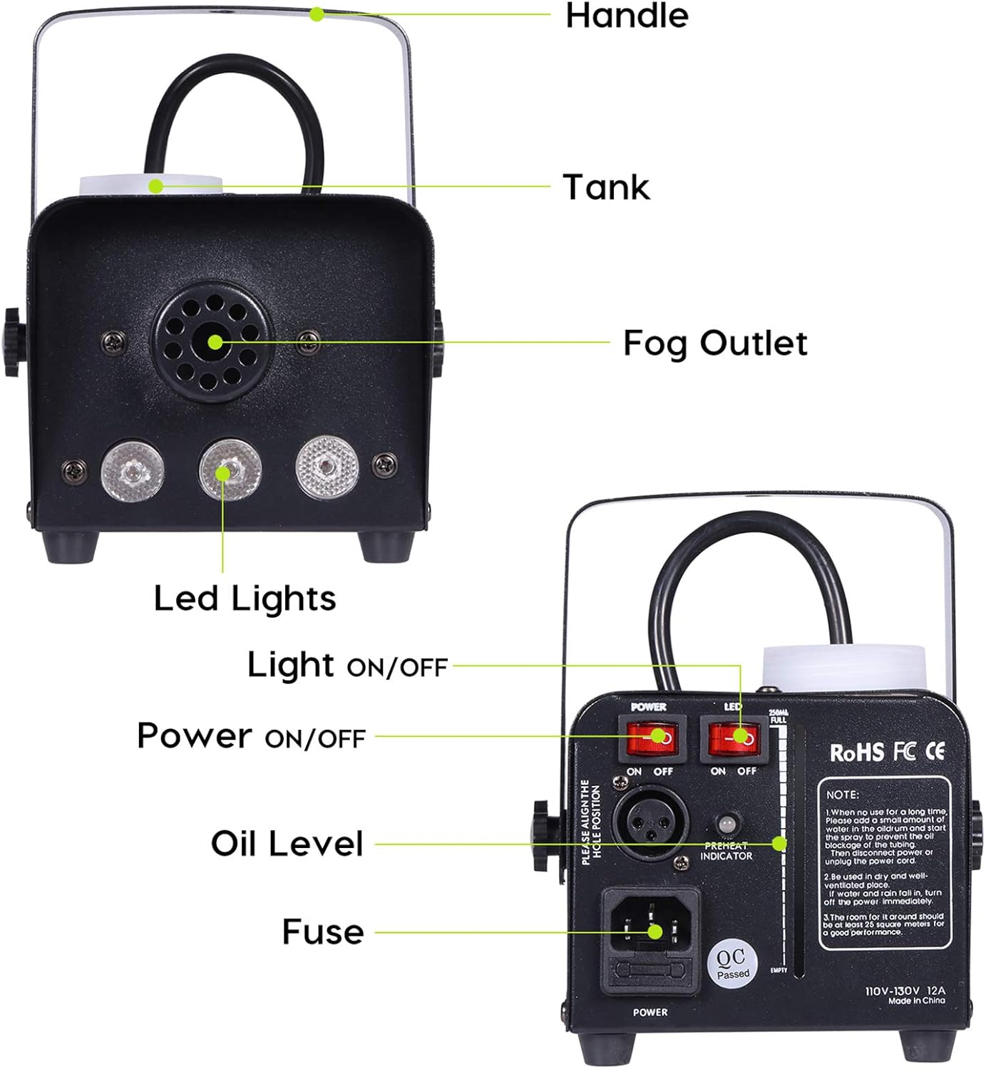 Fog Machine JDR Smoke Machine Controllable LED Light Review fog machines 1778125417 145 Fog Machine JDR Smoke Machine Controllable LED Light Review Fog