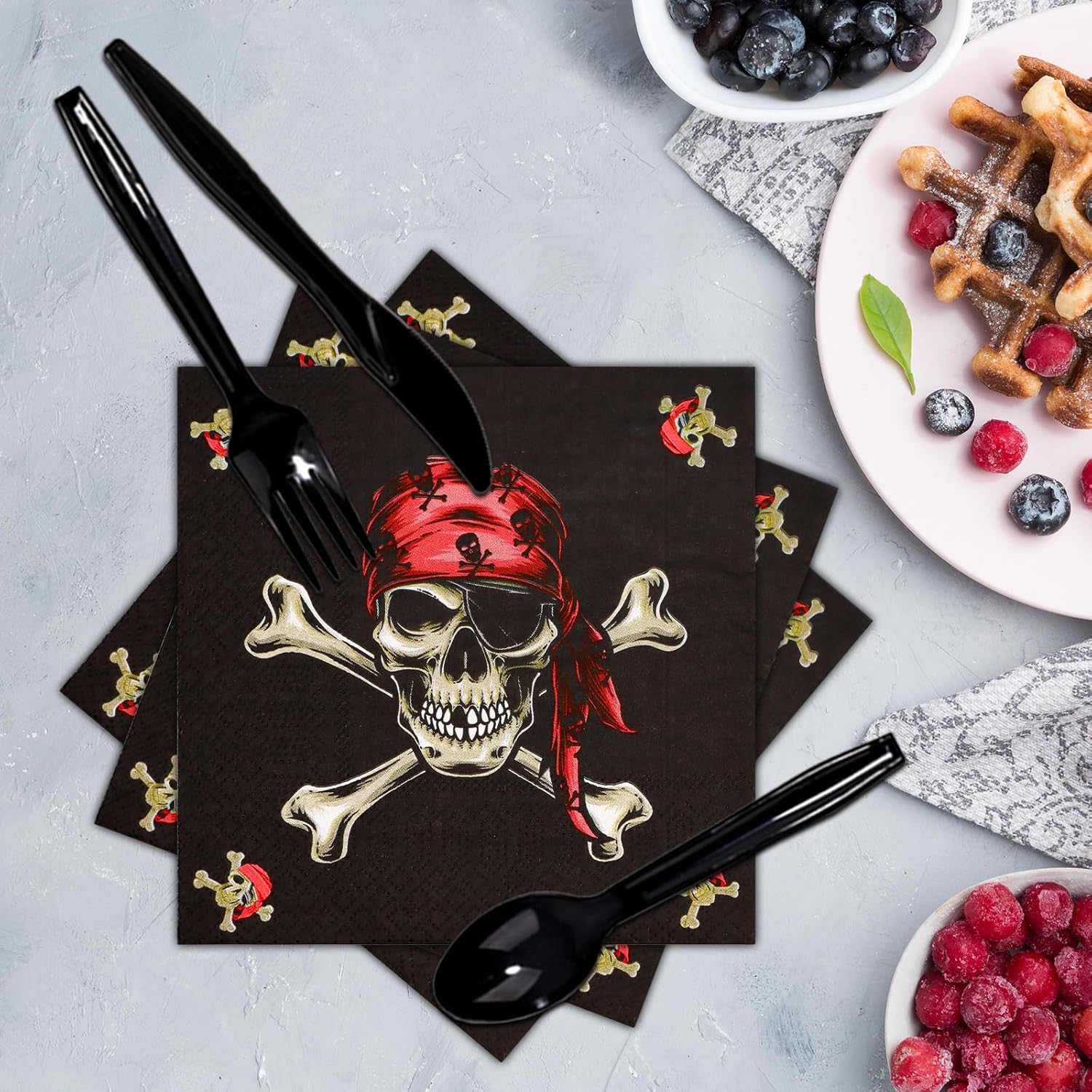 1778239678 332 DYLIVeS Pirate Party Supplies Red Pirate Themed Party Review Halloween