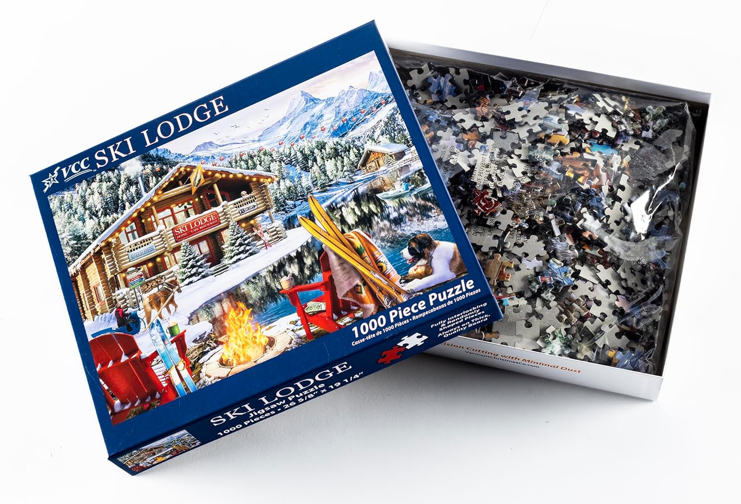 1778300713 327 Ski Lodge Jigsaw Puzzle 1000 Piece By Vermont Christmas Review
