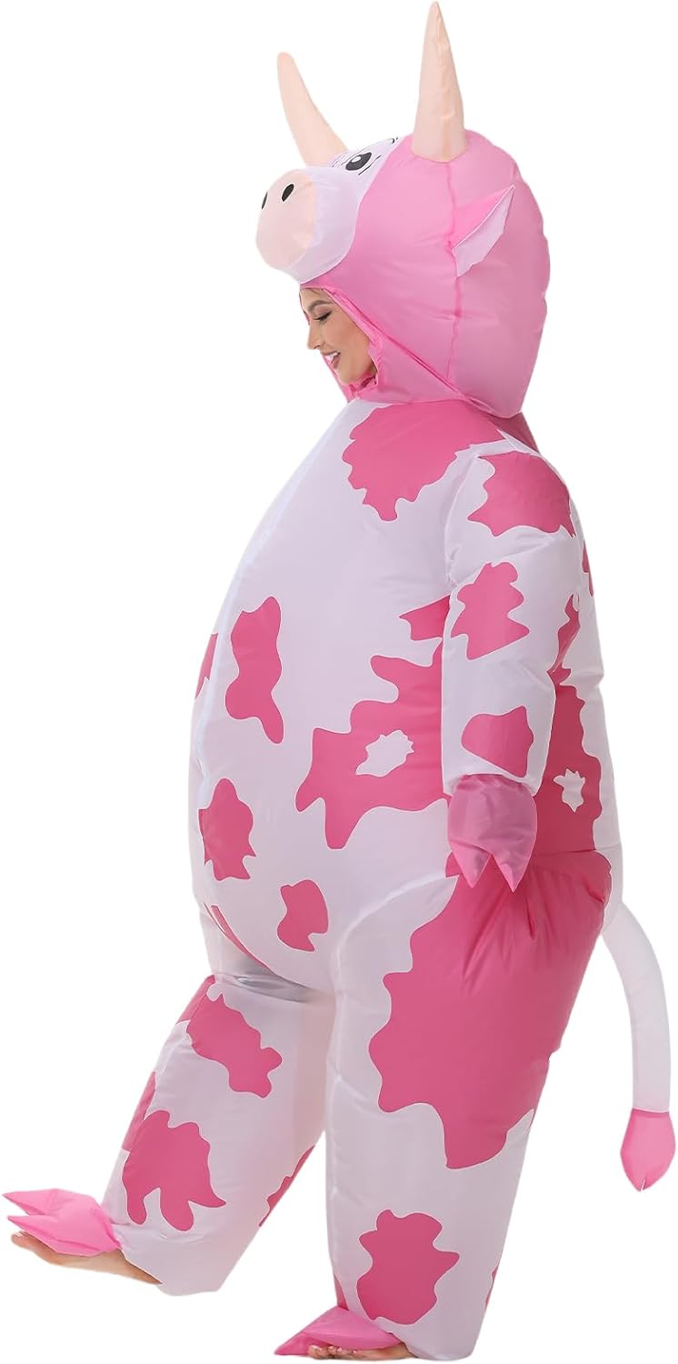 1778341617 558 Inflatable Cow Costune Blow Up Animal Costume For Review Halloween