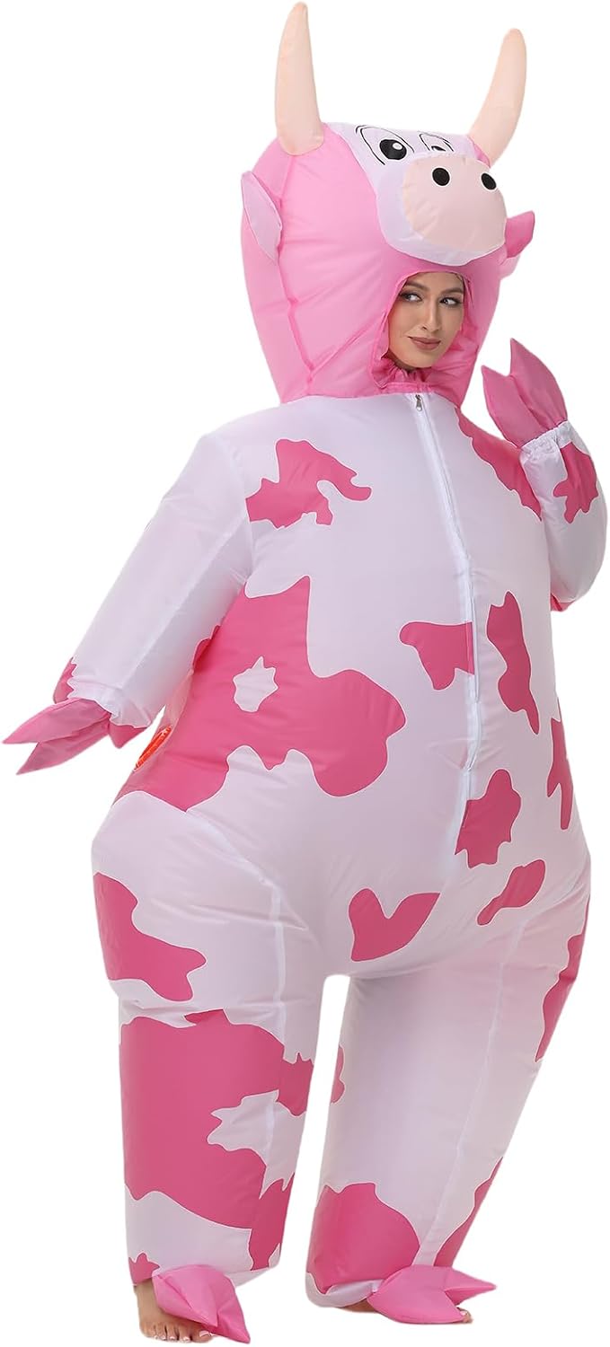 1778341618 555 Inflatable Cow Costune Blow Up Animal Costume For Review Halloween