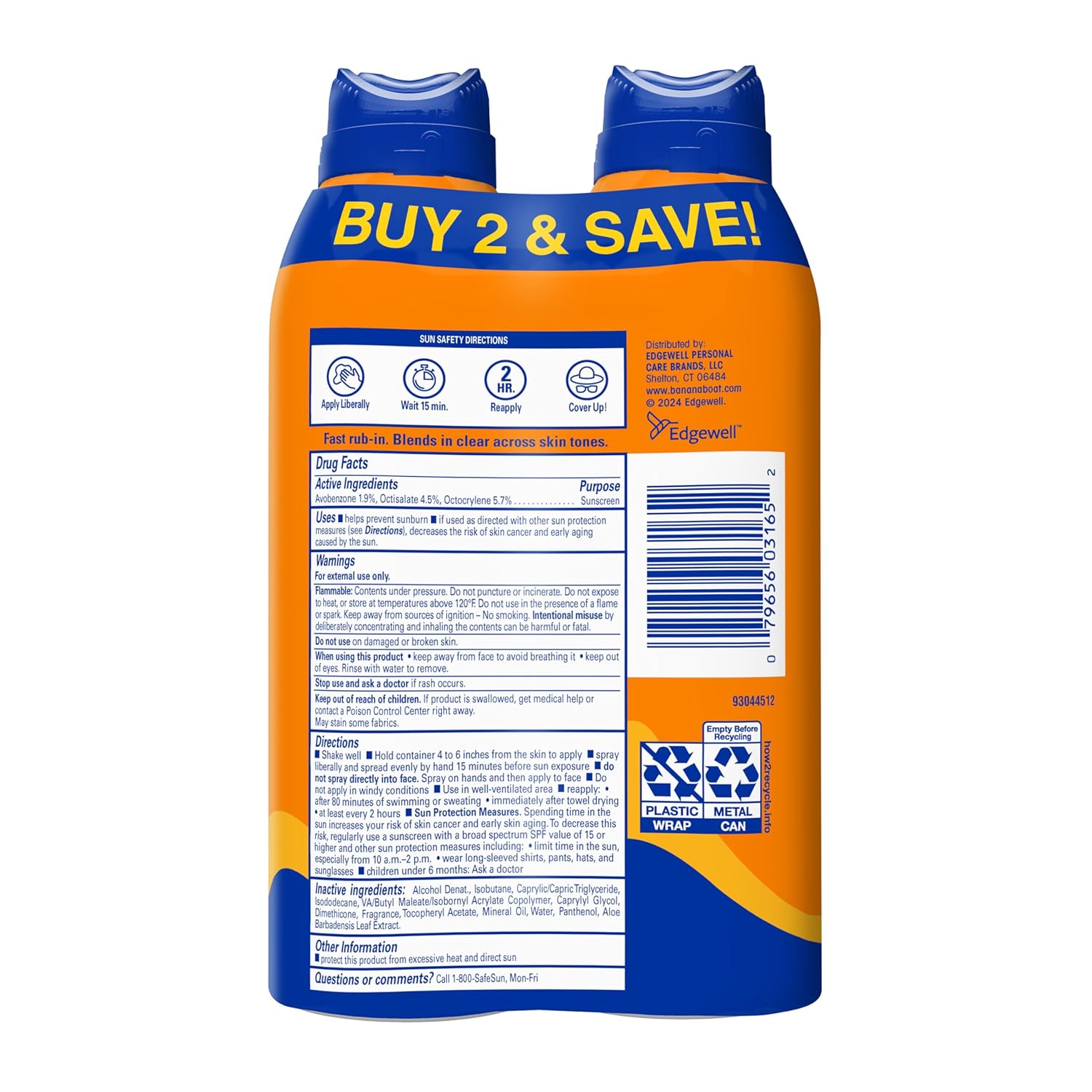 1778344216 501 Banana Boat Sport Ultra SPF 30 Sunscreen Spray Banana
