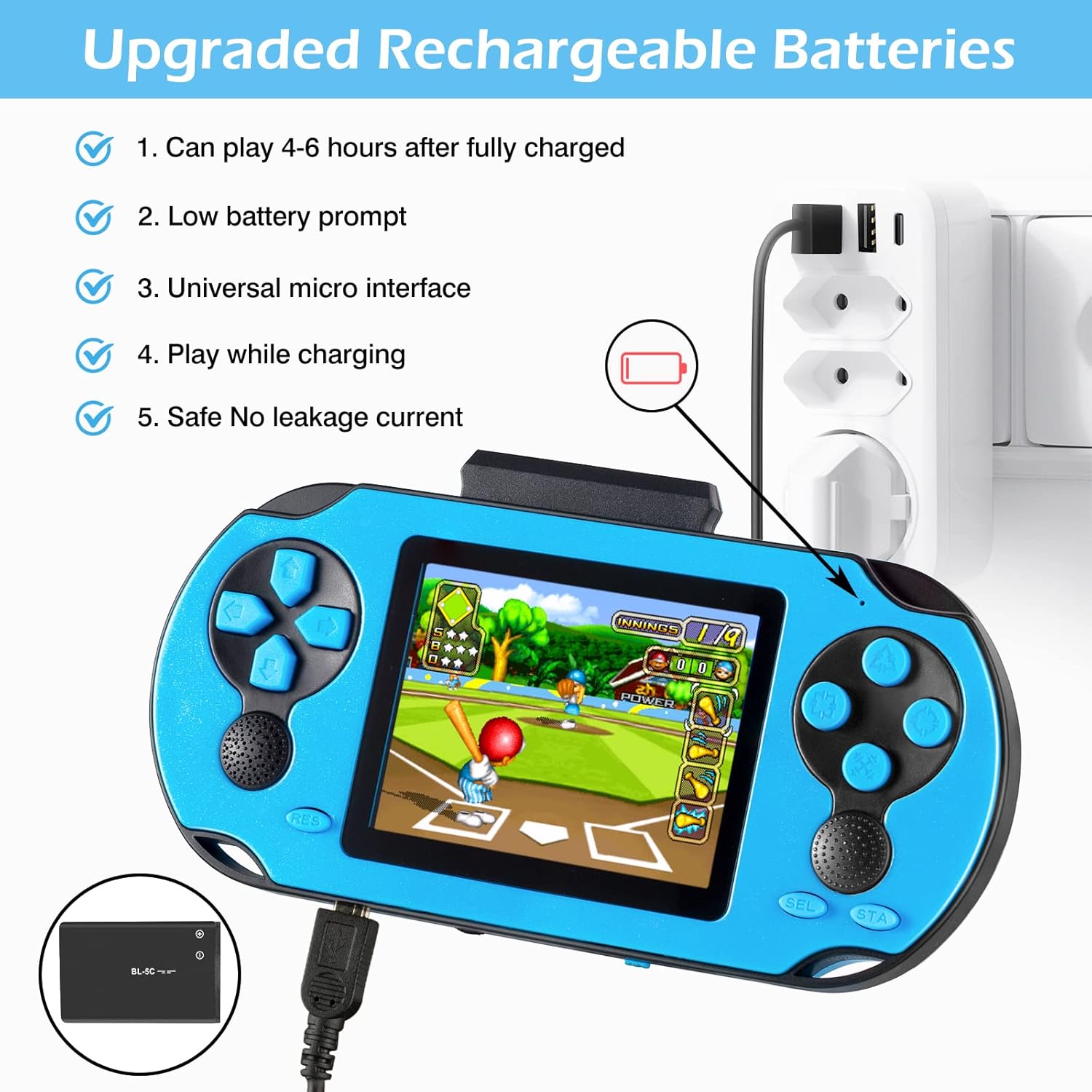 1778408755 282 TaddToy 16 Bit Handheld Game For Kids Adults 30 Review