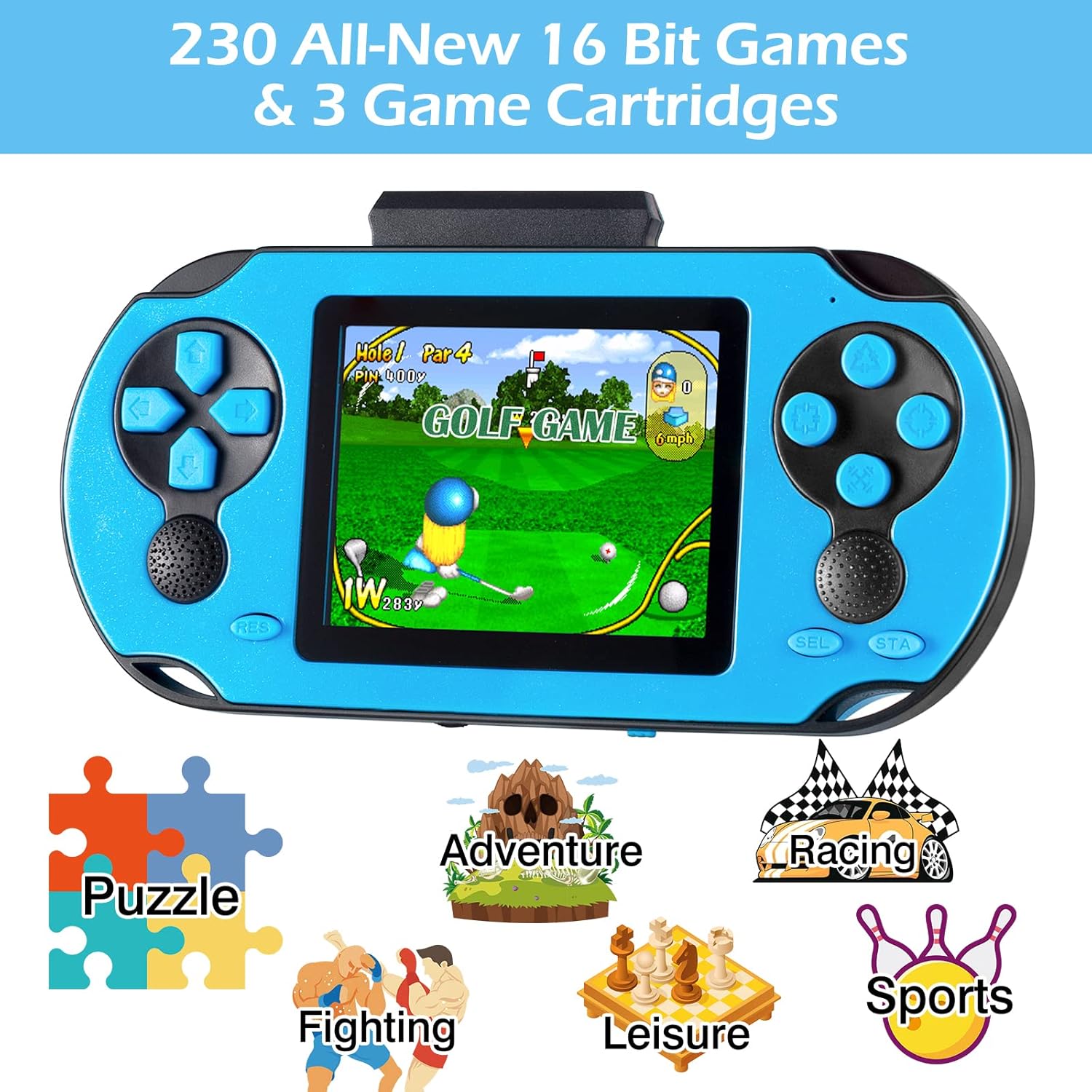 1778408755 330 TaddToy 16 Bit Handheld Game For Kids Adults 30 Review