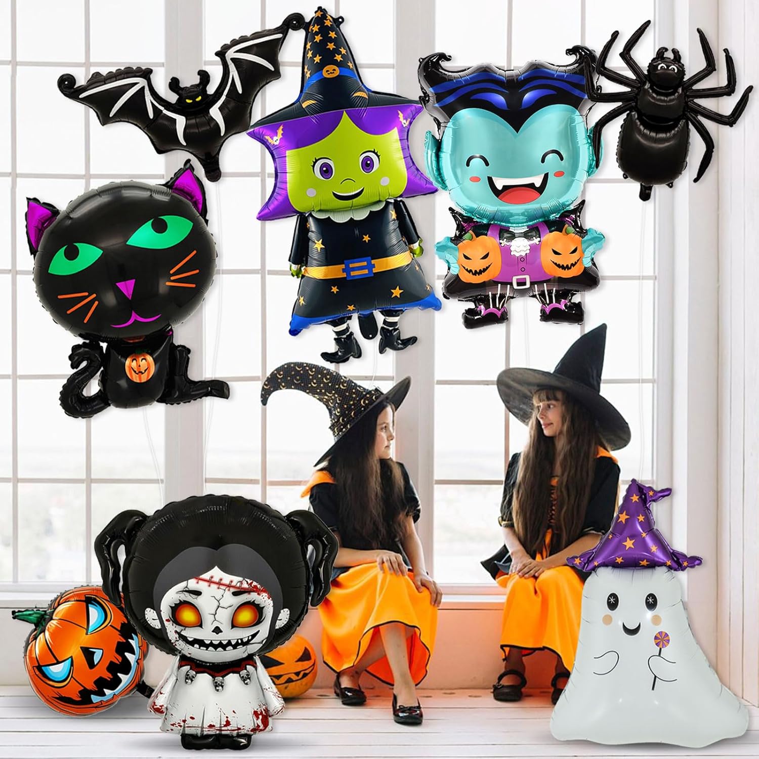 1778427113 386 38 Inch Halloween Ghost Foil Mylar Balloons Bat Spider Review