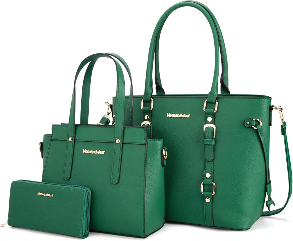 Montana West 3PCS Purses for Women Tote Bag and Wallet