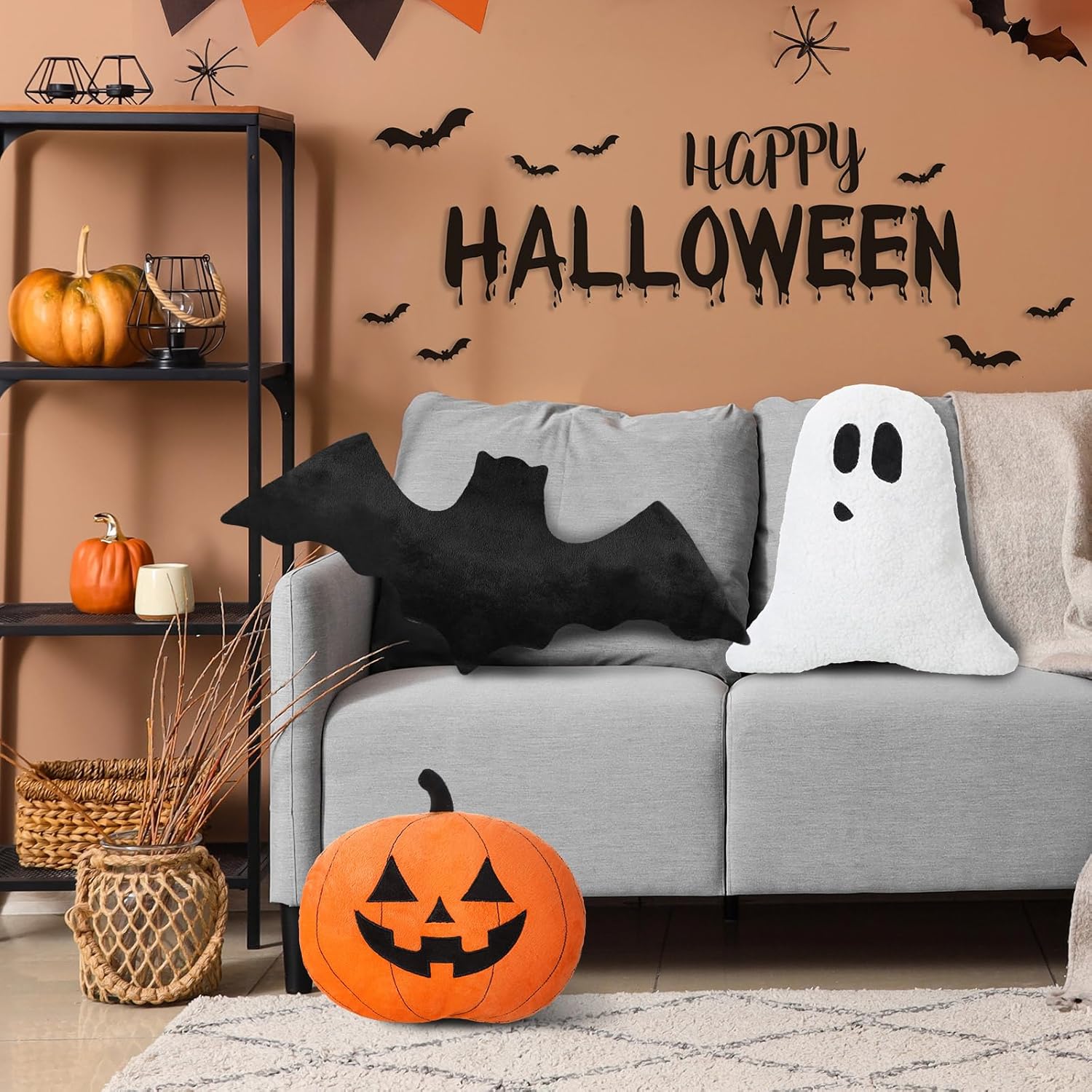 1778460787 913 Huwena 3 Pcs Halloween Pillow Happy Halloween Decor Review Halloween