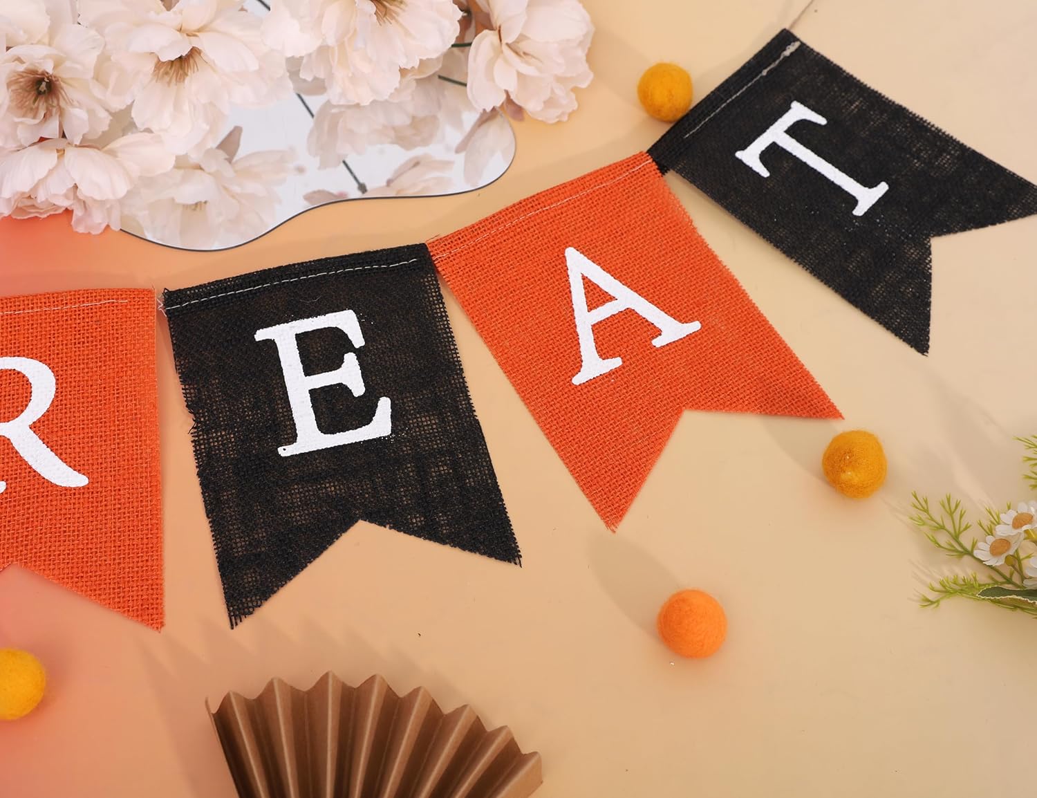 1778567015 788 Trick Or Treat Burlap Banner Halloween Bunting Review Halloween
