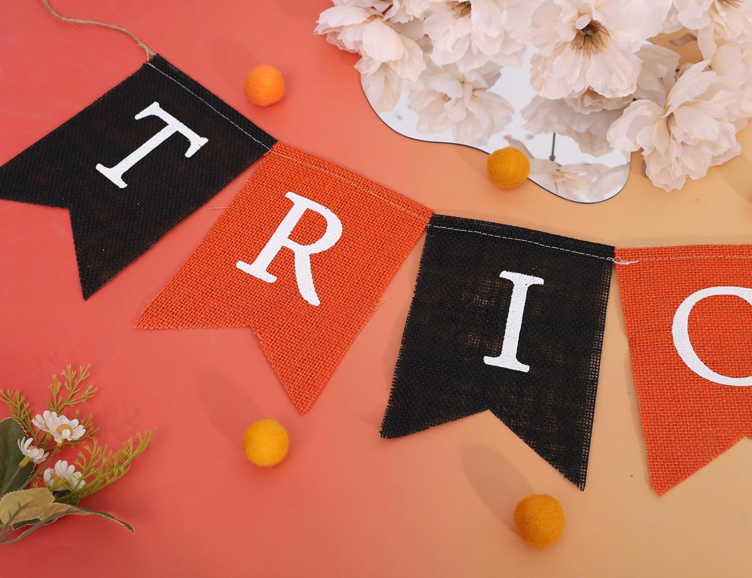 1778567015 928 Trick Or Treat Burlap Banner Halloween Bunting Review Halloween