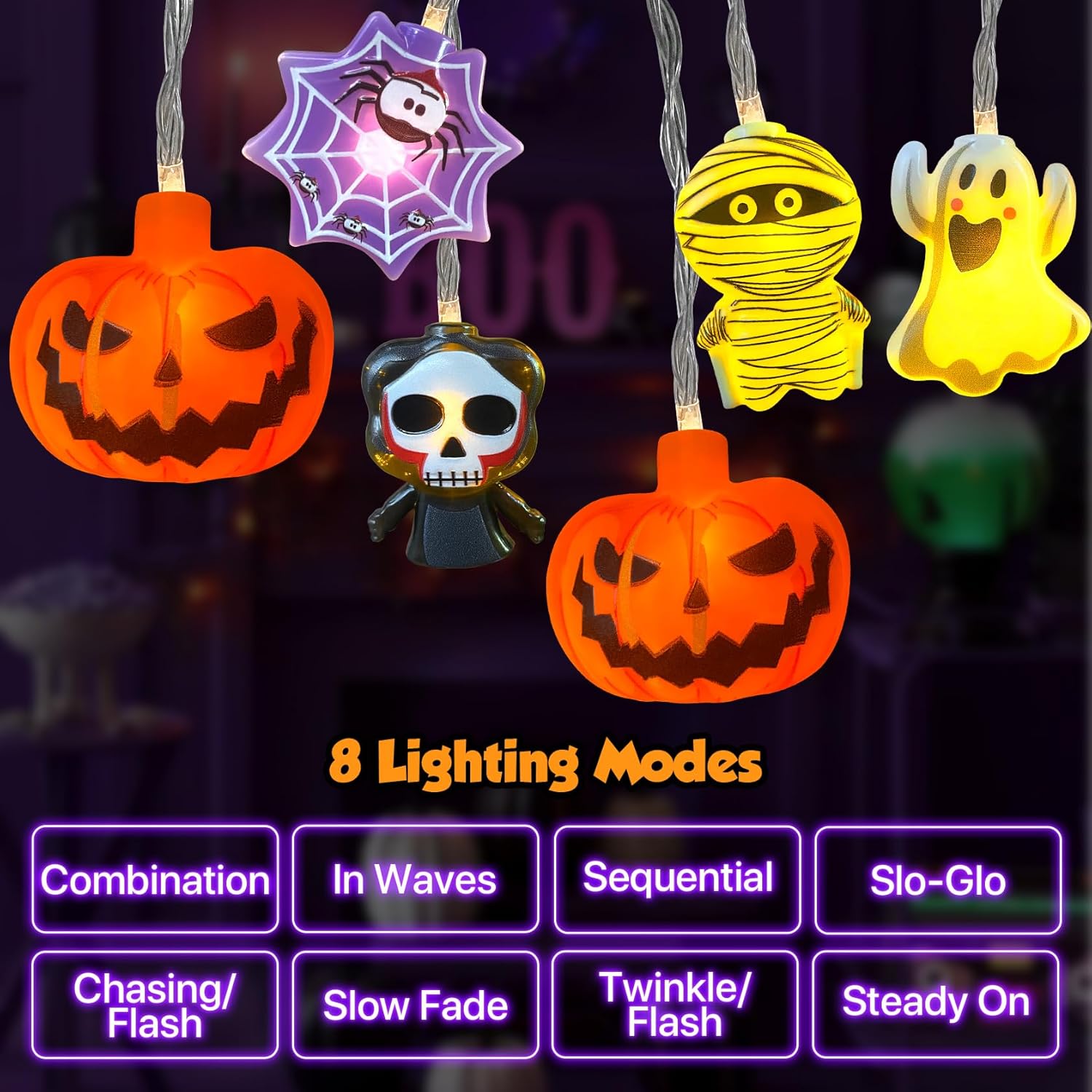 1778598890 977 Halloween Lights Decorations 10Ft 20 LED Halloween Review Best Halloween