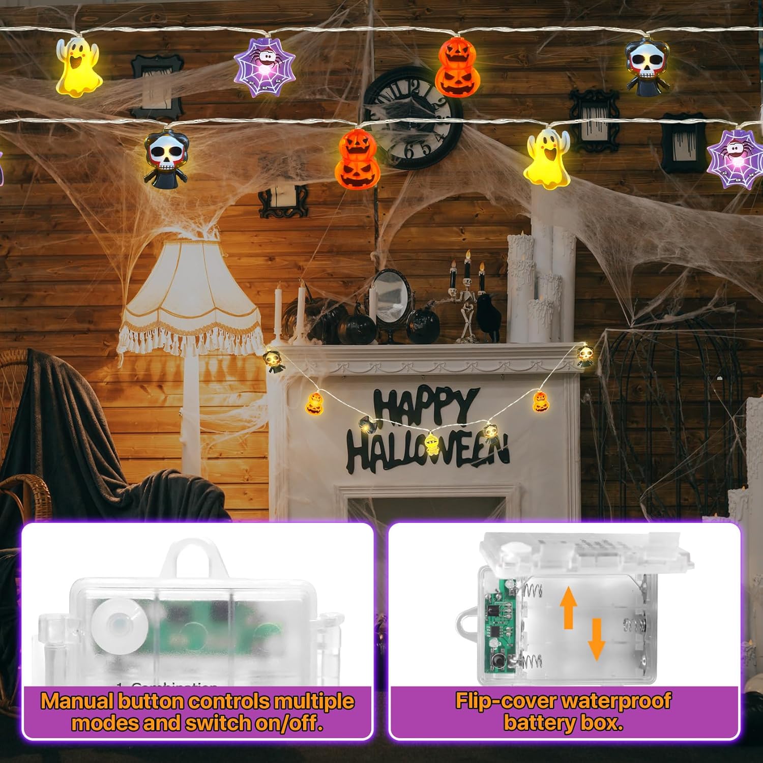 1778598892 268 Halloween Lights Decorations 10Ft 20 LED Halloween Review Best Halloween