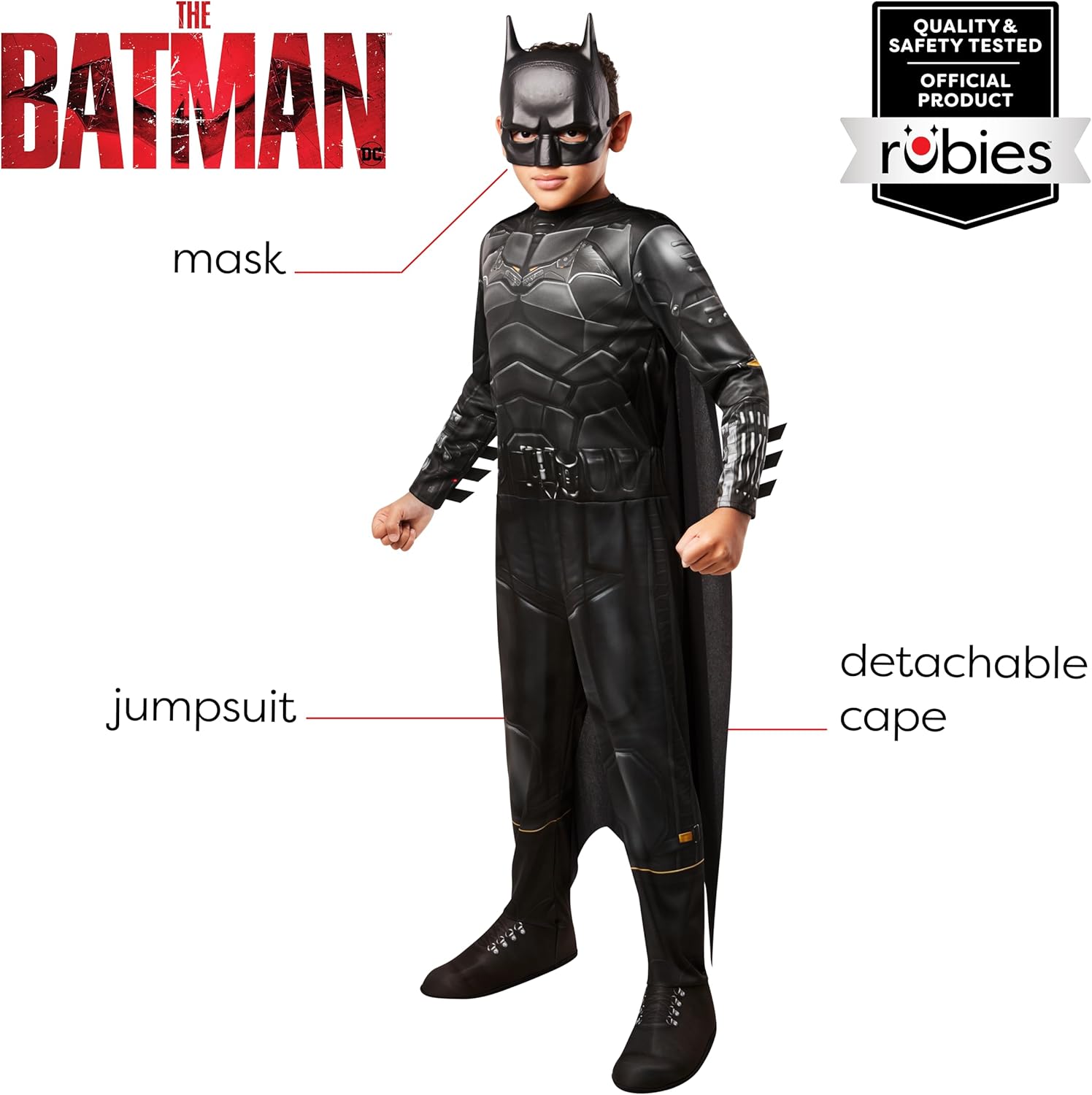 1778599672 661 Rubies The Batman Batman Costume For Kids Boys Large Review