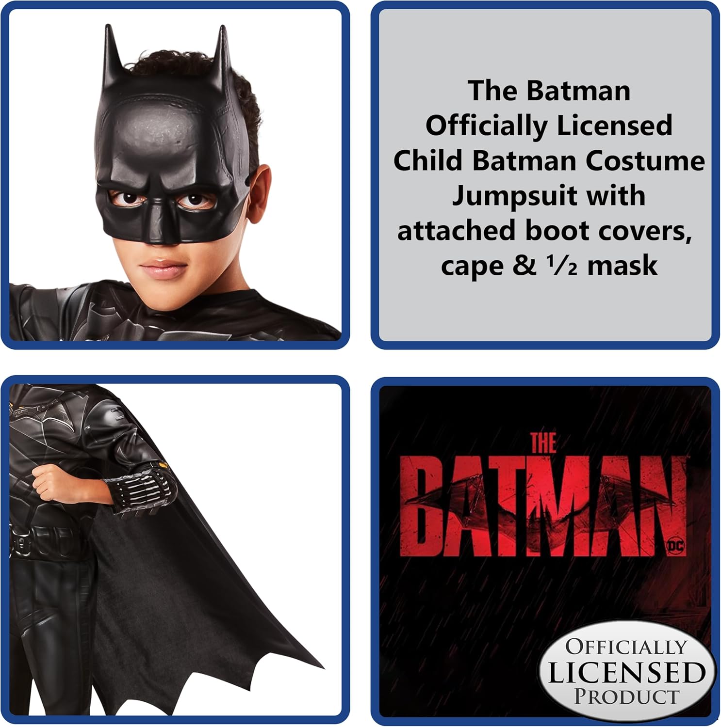 1778599672 974 Rubies The Batman Batman Costume For Kids Boys Large Review