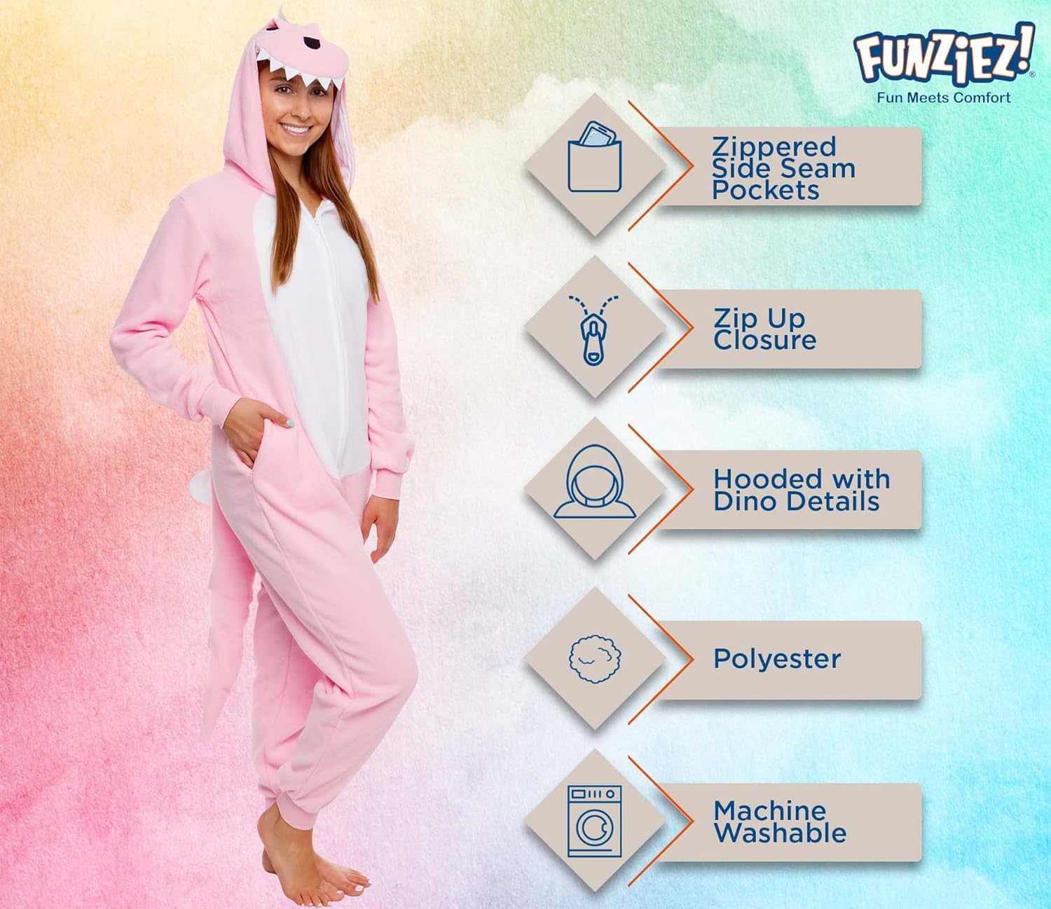 1778610583 438 Funziez Slim Fit Adult Onesie Animal Halloween Review Halloween