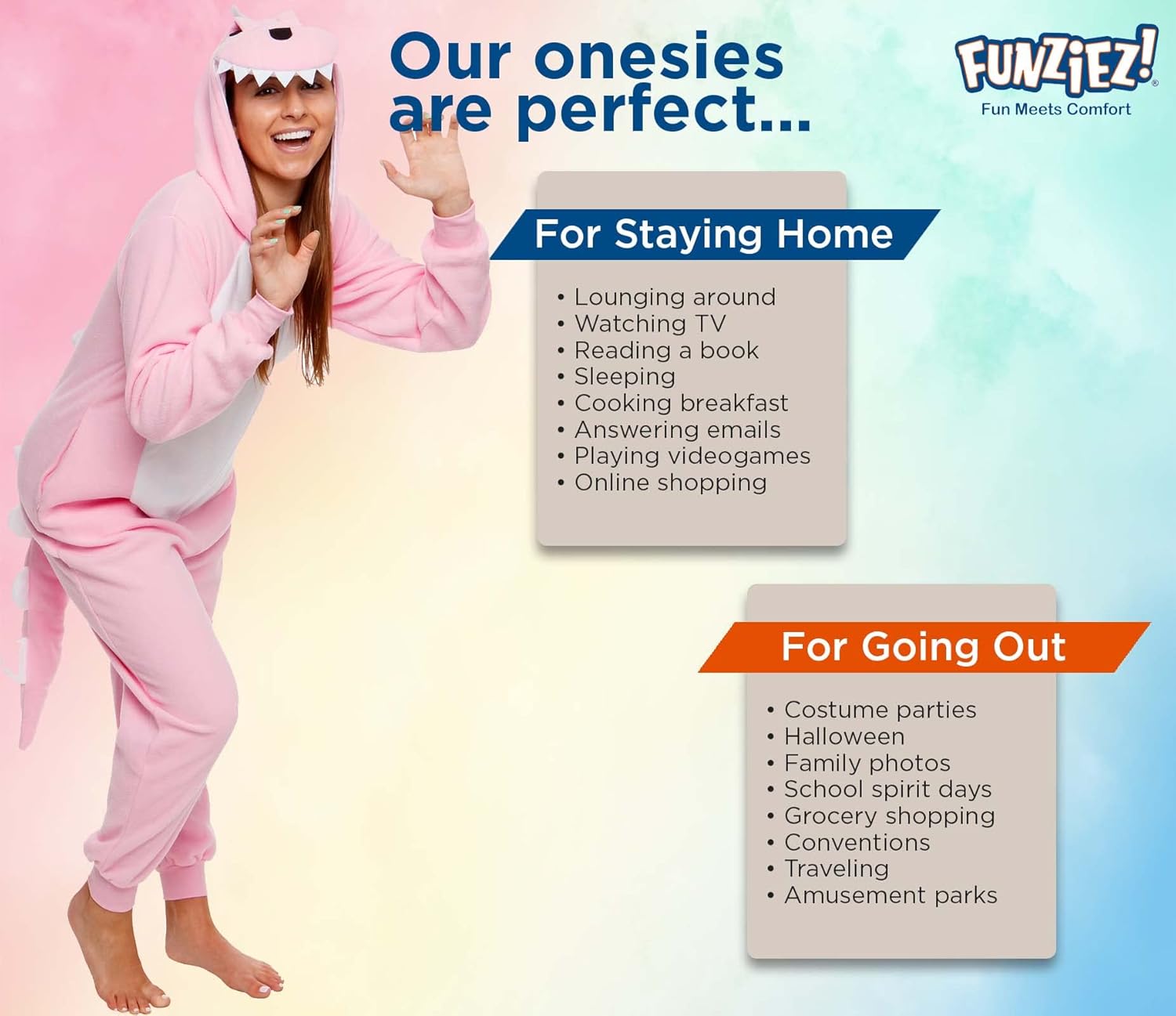 1778610584 286 Funziez Slim Fit Adult Onesie Animal Halloween Review Halloween