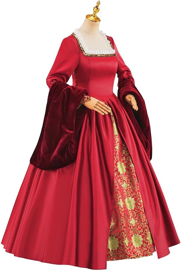 1778613380 863 Anne Boleyn Dress Tudor Queen Cosplay Costume Review Best Halloween