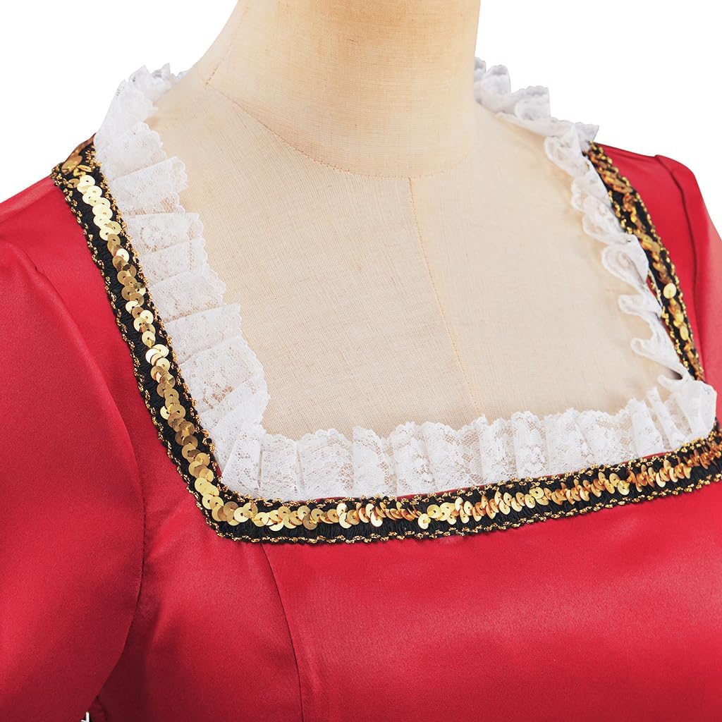 1778613383 932 Anne Boleyn Dress Tudor Queen Cosplay Costume Review Best Halloween