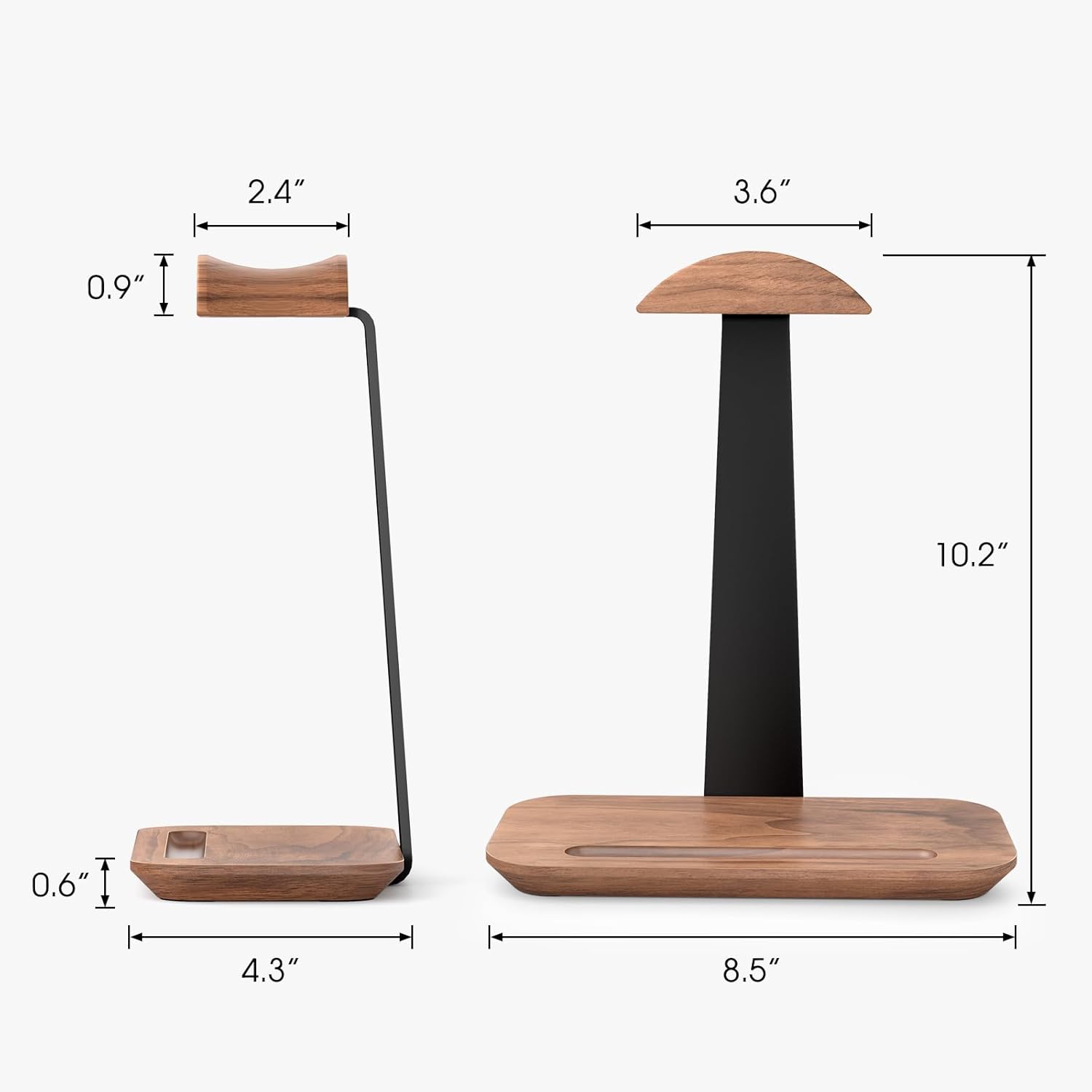 UPERGO Walnut Headphone Stand, Wood Headset Stand for Review gaming accessories 1778624958 865 UPERGO Walnut Headphone Stand Wood Headset Stand For Review Gaming