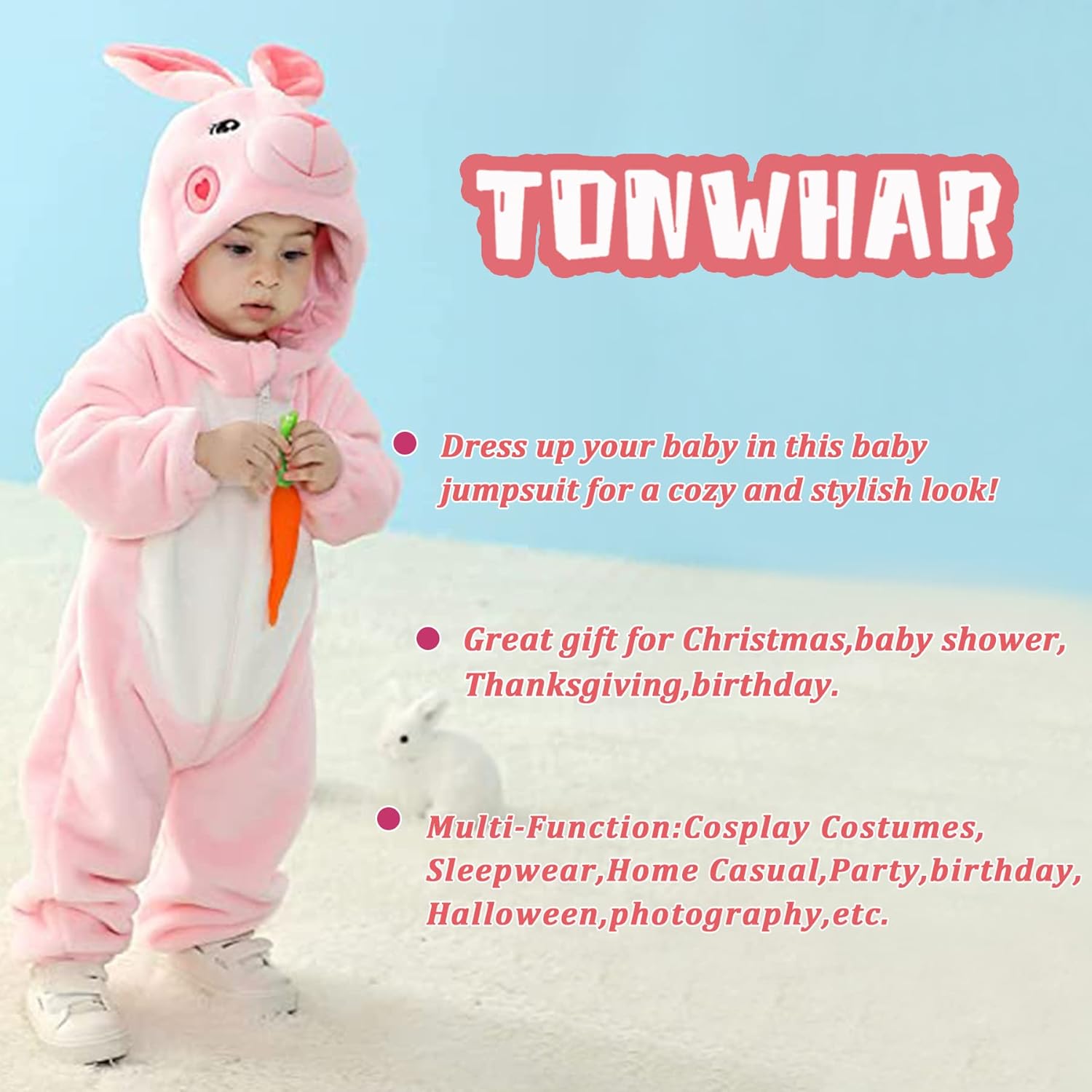1778675806 782 TONWHAR Kids And Toddlers Infant Tiger Dinosaur Review Halloween Costumes