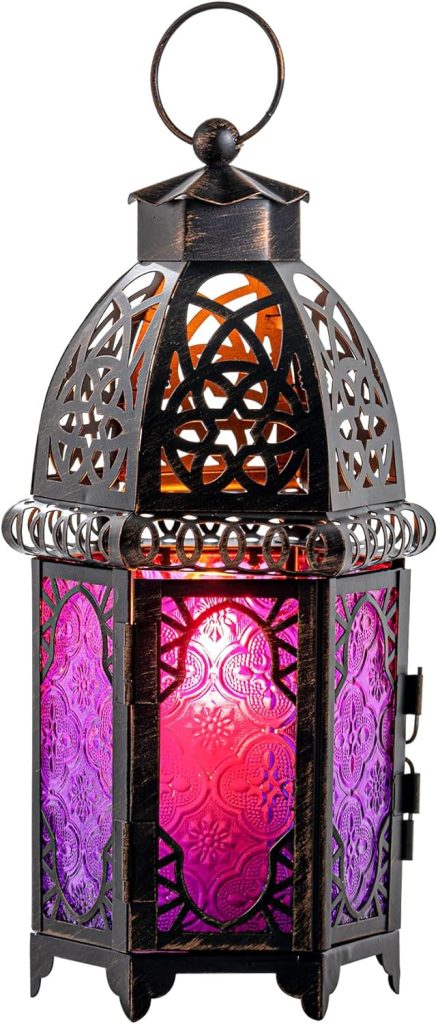 Halloween Decorations Indoor, Purple Decorative Candle
