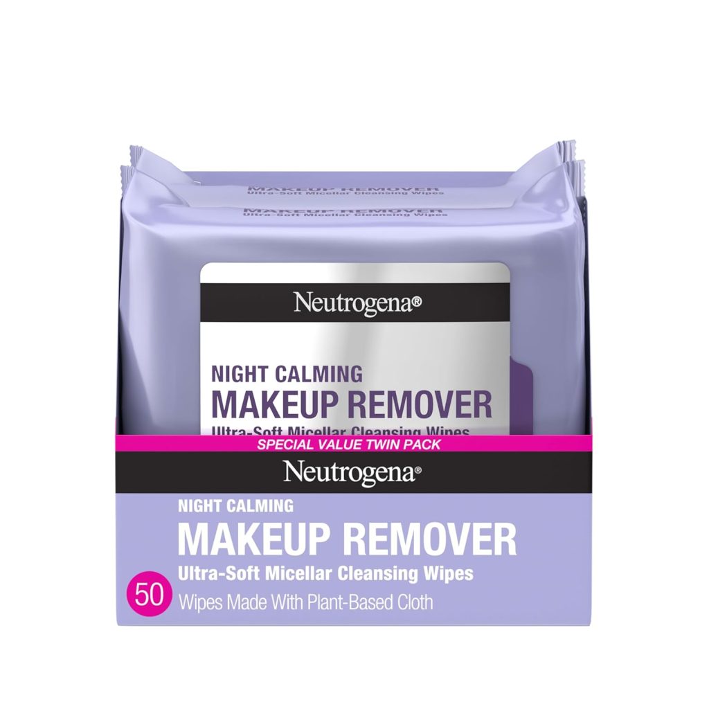Neutrogena Night Calming Makeup Remover Face Wipes,