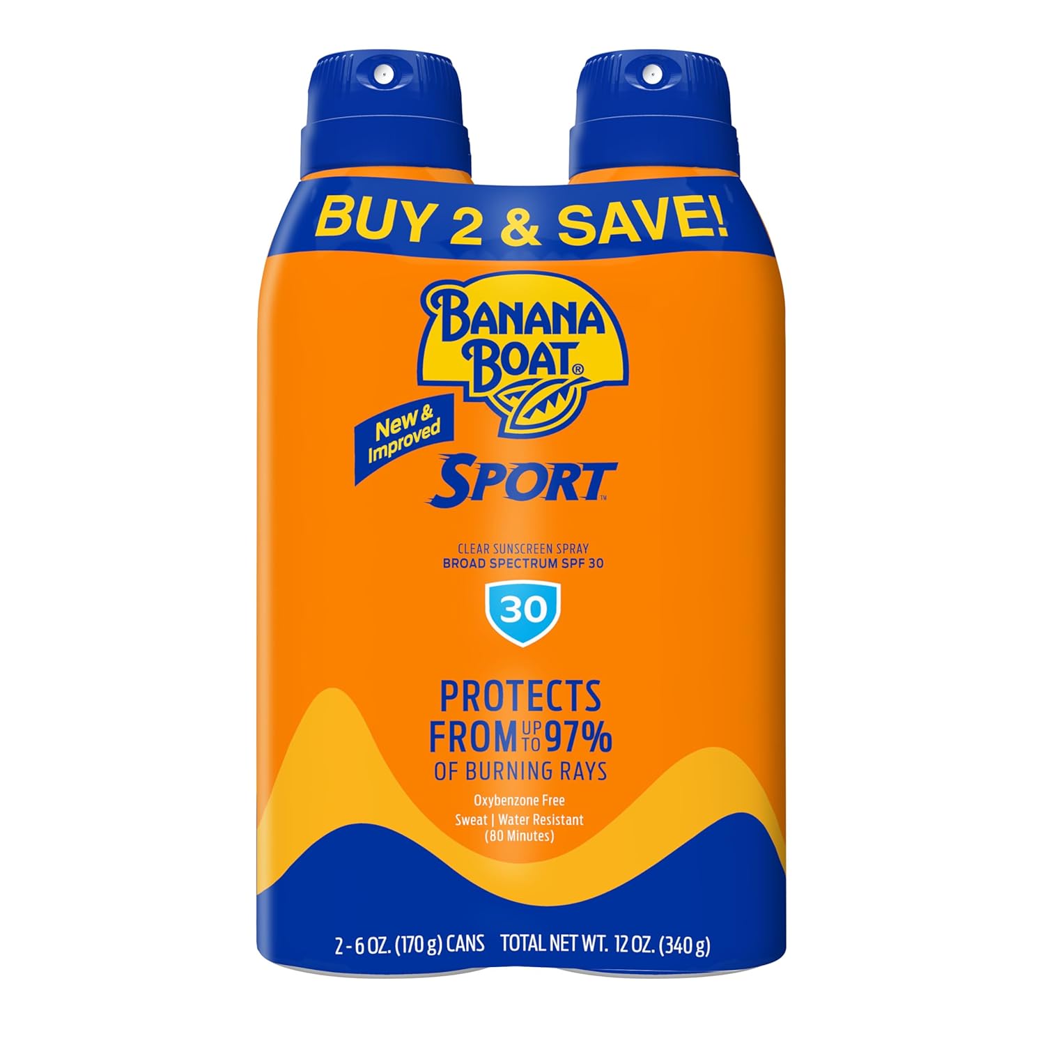 Banana Boat Sport Ultra SPF 30 Sunscreen Spray Banana