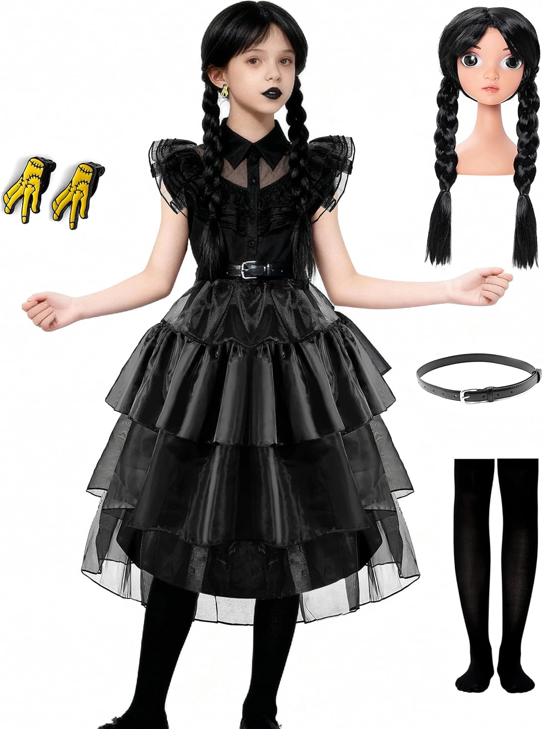 Funna Black Costume Girls Dress For Toddler Halloween Review Halloween