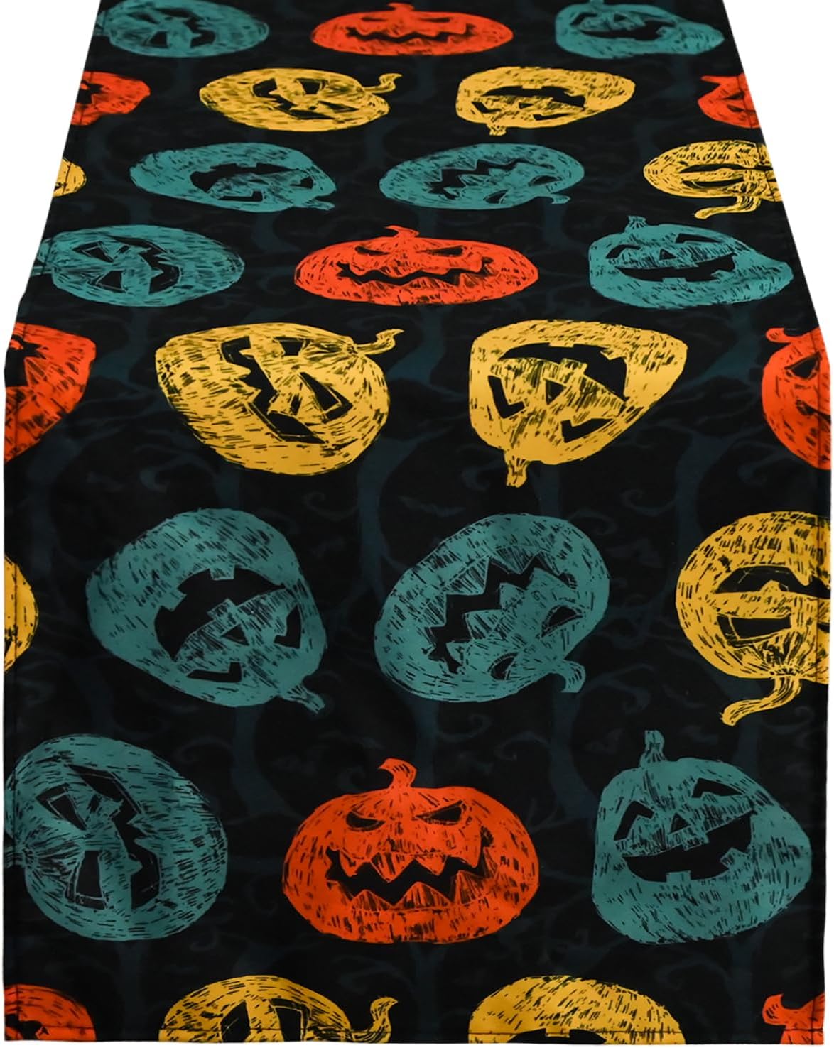 Halloween Black Pumpkin Table Runner Festive Fall Review halloween table runners Halloween Black Pumpkin Table Runner Festive Fall Review Halloween Table