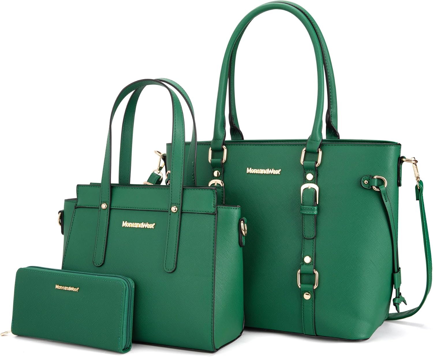 Montana West 3PCS Purses For Women Tote Bag And Wallet