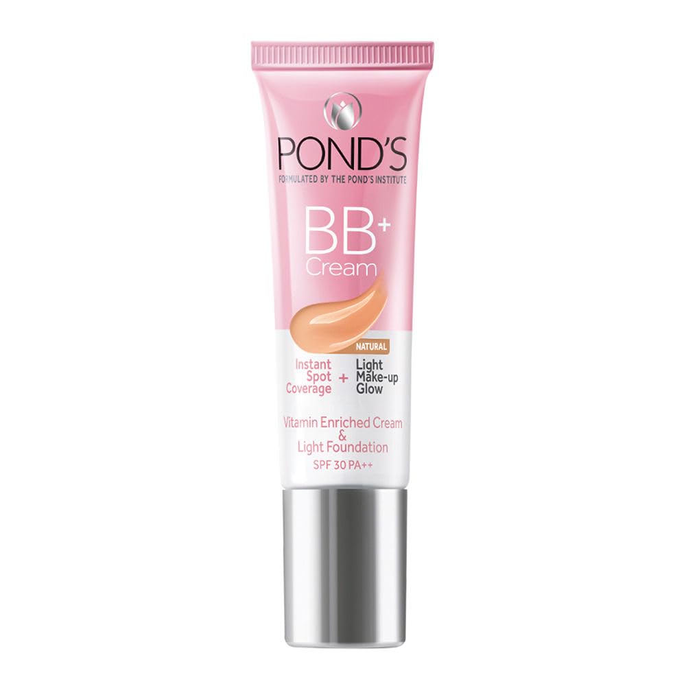 POND-S BB+ Cream, Natural Light Coverage, 18g, Pack of Review ponds cold cream makeup POND S BB Cream Natural Light Coverage 18g Pack Of Review