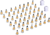 48 Pcs Cake Decorating Piping Tip Set with 2 Couplers – Review halloween decorating tips