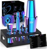 IOV Cocktail Shaker Set: 12-Piece Mixology Bartender Review barware set